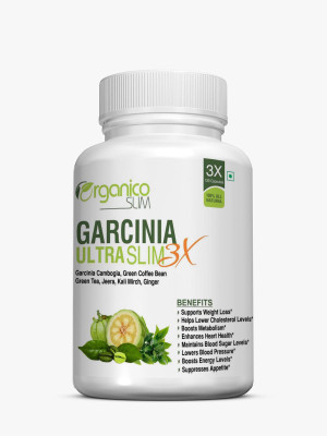 

organicoslim Garcinia UltraSlim 3X-120 veg capsule(500 mg)