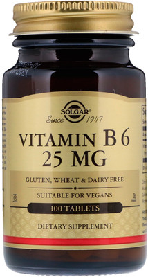 

Solgar Vitamin B6 25 mg 100 Tablets(100 No)