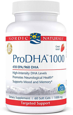 

Nordic Naturals Pro DHA 1000 mg - 60 soft gels.(60 No)