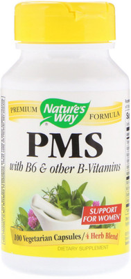 

Nature's Way PMS With B6 and Other B-Vitamins 100 Vegetarian Capsules(100 No)