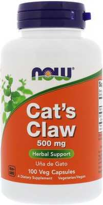 

Now Foods Cat Claw 500 mg 100 Veg Capsules(100 No)