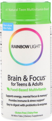 

Rainbow Light Brain and Focus' MultiVitamin -- 90 Tablets(90 No)
