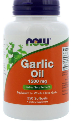 

Now Foods Garlic Oil 1500 mg 250 Softgels(250 No)
