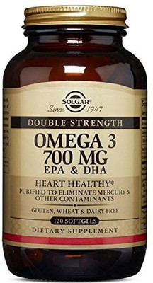 

Solgar Omega-3 EPA and DHA -- 700 mg - 120 Softgels(120 No)