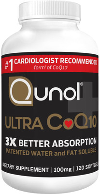

Qunol Ultra CoQ10 100 mg 120 Softgels(120 No)