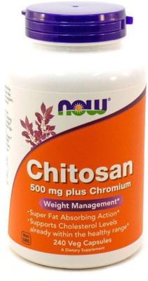 

Now Foods Chitosan -- 500 mg - 240 Capsules(240 No)