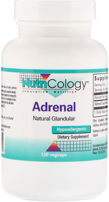 

Nutricology Adrenal Natural Glandular 150 Veggie Caps(150 No)