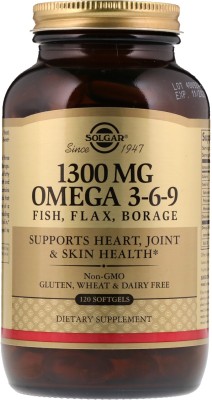 

Solgar EFA Omega 3-6-9 -- 1300 mg - 120 Softgels(120 No)