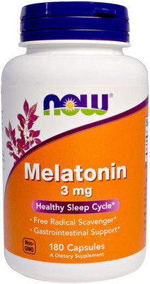 

Now Foods NOW Melatonin -- 3 mg - 180 Capsules(180 No)