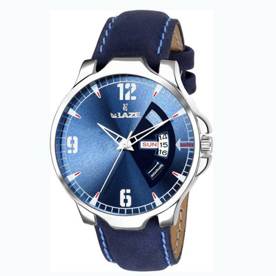 

BLAZE BZ 2733 BLUE DIAL DAY & DATE FUNCTIONING Watch - For Men
