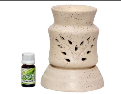 Grey Store Indian Handcrafted Electric Aroma Ceramic Diffuser Air Diffuser With Fragrance Oil (10 ML) White Colour Rectangle Shape Diffuser Set Indian Handcrafted Electric Aroma Ceramic Diffuser Air Diffuser With Fragrance Oil (10 ML) White Colour Rectangle Shape(10 ml)