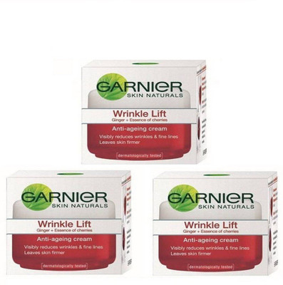

Garnier WRINKLE LIFT ANTI AGING CREAM 18g pack of 3(54 g)