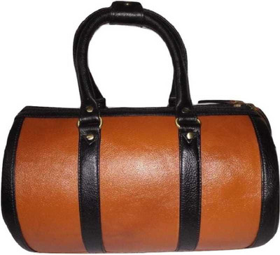 

PD LEATHER Genuine Leather Duffle Cum Gym Bag Travel Duffel Bag Multipurpose Bag(Yellow, 5 L)