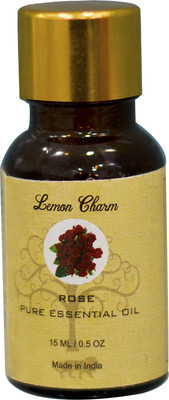 

Lemon Charm Natural And Undiluted Therapeutic Grade Rose Pure Essential Oil for Skin, Face and Hair Care(15 ml)