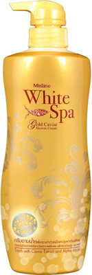 

Mistine SKIN WHITENING SHOWER CREAM - With GOLD CAVIAR(500 ml)