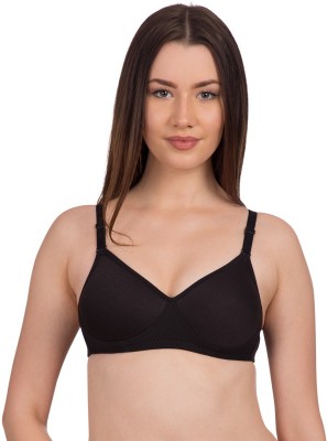 KOMLI by Belle Lingeries Black Heavily Padded Full Coverage T-Shirt Bra Women T-Shirt Lightly Padded Bra(Black)