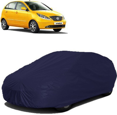 Kuchipudi Car Cover For Tata Vista Tech (Without Mirror Pockets)(Blue)