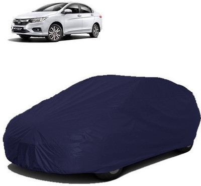 RAIN SPOOF Car Cover For Honda City ZX (Without Mirror Pockets)(Blue)