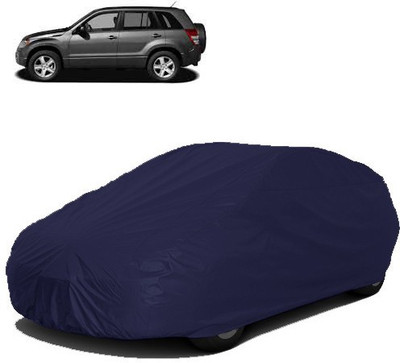 Kuchipudi Car Cover For Maruti Suzuki Grand Vitara (Without Mirror Pockets)(Blue)