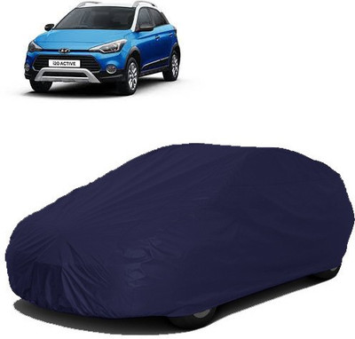 RAIN SPOOF Car Cover For Hyundai i20 Active (Without Mirror Pockets)(Blue)