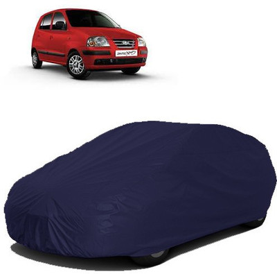 RAIN SPOOF Car Cover For Hyundai Santro Xing (Without Mirror Pockets)(Blue)