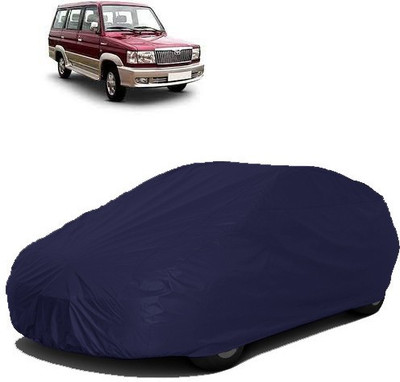 Kuchipudi Car Cover For Toyota Qualis (Without Mirror Pockets)(Blue)