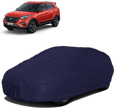 RAIN SPOOF Car Cover For Jeep Compass (Without Mirror Pockets)(Blue)