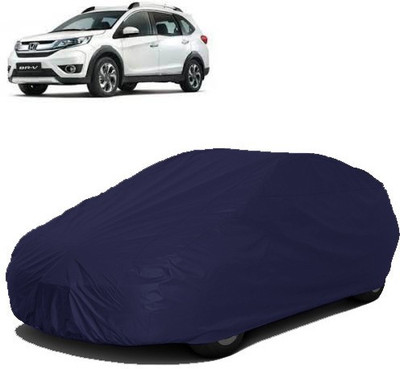 Kuchipudi Car Cover For Honda BRV (Without Mirror Pockets)(Blue)