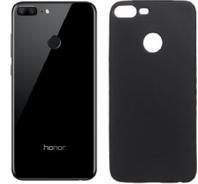 SMARTCASE Back Cover for Honor 9 Lite(Black, Grip Case, Silicon, Pack of: 1)