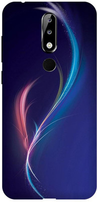 Vascase Back Cover for Nokia 5.1 Plus(Multicolor, Dual Protection, Silicon, Pack of: 1)