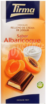

tirma Milk Chocolate Filled With Apricot Flavored Yogurt Cream Bars(95 g)