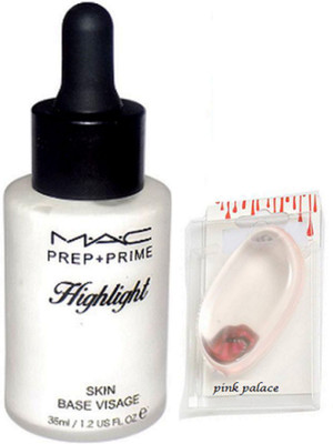 

pink palace Silicon Puff, Mac Prep+Prime Highlighter(Set of 2)