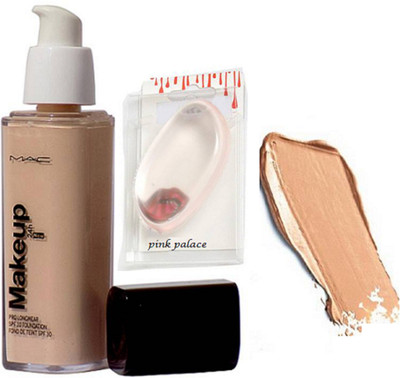 

pink palace silicon puff, Mac Makeup Foundation(Set of 2)