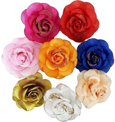 

BOXO Fashionable Stylish Flower Hair Pins For Women Wedding, Set Of 24 Pcs, Multicolor Hair Accessory Set(Multicolor)