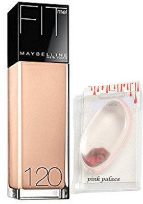 

pink palace Silicon Puff , Maybelliene New York Fit me Foundation(Set of 2)