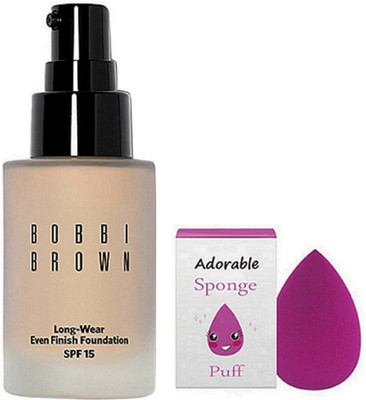 

Adorable Sponge puff, Bobbi brown foundation(Set of 2)