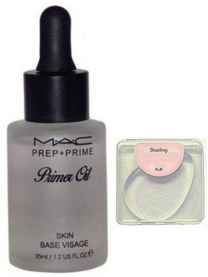 

dazzling Silicon puff & Mac prep+prime Primer Oil 35 ml (Set of 2)(Set of 2)