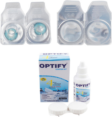 

Optify Combo Pack Monthly Color Contact Lens (OP-335-Aqua-Grey-2) Monthly Contact Lens(1, Aqua-Grey, Pack of 2)