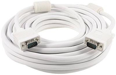 

Ranz VGA 1.5 Meter VGA Cable(Compatible with computer, moniter, projecter, laptop, White)