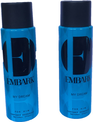 

Embark My Dream for Him (Pack of 2) Deodorant Spray - For Men(300 ml, Pack of 2)