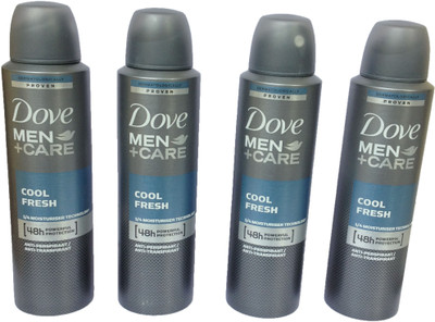 

Dove Cool Fresh(Pack of 4) Deodorant Spray - For Men(600 ml, Pack of 4)
