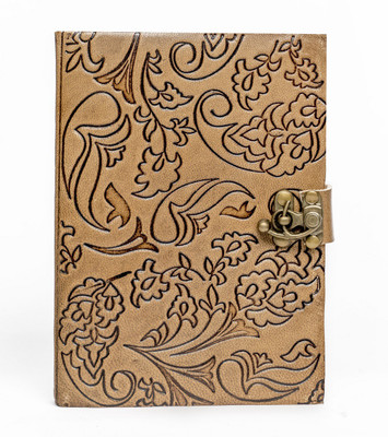 Anshika International NO A5 Diary NO 100 Pages(Brown)