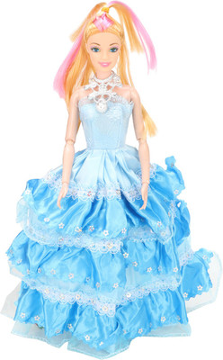 BIG MONKEY TOYS Princess Doll (BLUE)(Blue)