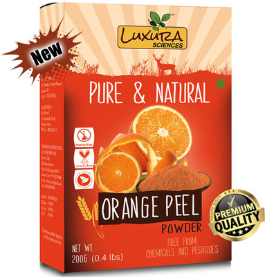 

Luxura Sciences Pure Orange Peel Powder For Skin Whitening 200 Grams, Face Pack, 100% Organic, Natural, Double Filtered. (200 g)