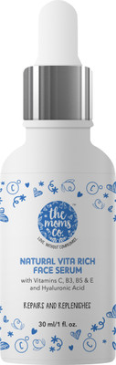 

The Moms Co. Natural Vita Rich Face Serum to Repair & Replenish with Vitamins C, B3, B5 & E and Hyaluronic Acid (30ml)(30 ml)