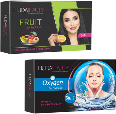 

Huda Beauty Professional Range Fruit & Oxygen Facial Kit 900 g(Set of 2)