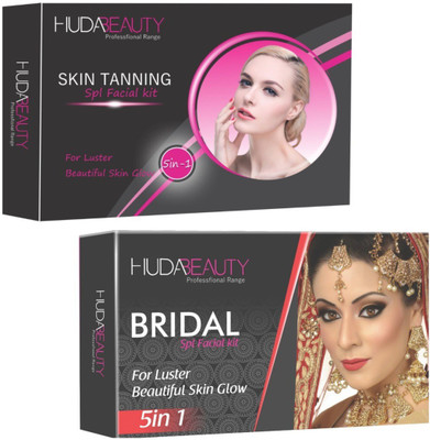 

Huda Beauty Professional Range Skin Tanning & Bridal Facial Kit 900 g(Set of 2)