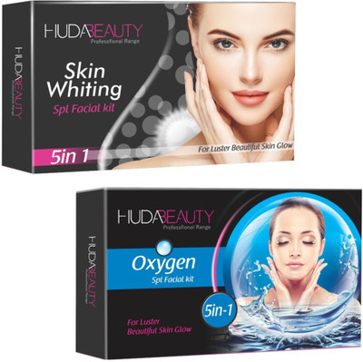

Huda Beauty Professional Range Skin Whiting & Oxygen Facial Kit 900 g(Set of 2)