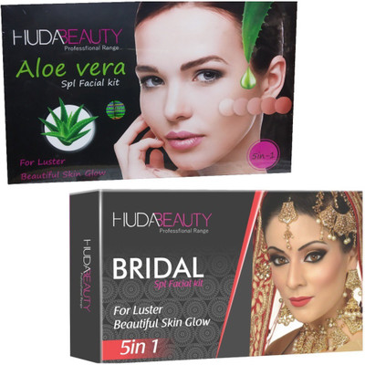 

Huda Beauty Professional Range Aloe Vera & Bridal Facial Kit 900 g(Set of 2)