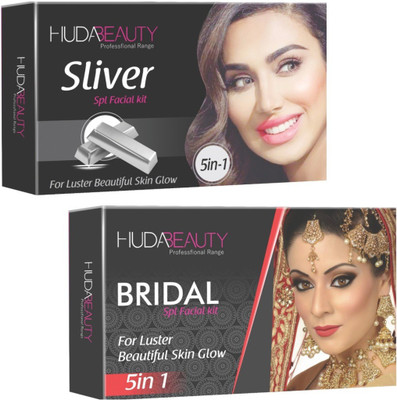 

Huda Beauty Professional Range Silver & Bridal Facial Kit 900 g(Set of 2)